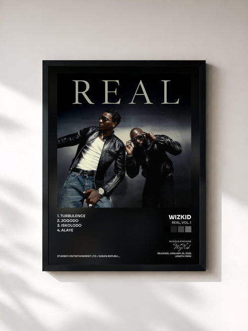WizKid · REAL, Vol. 1 — Stampa incorniciata