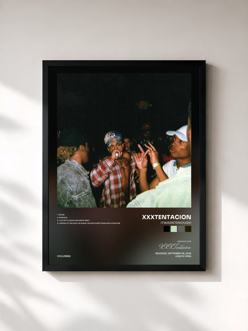 XXXTentacion · ItWasntEnough — Gerahmter Kunstdruck