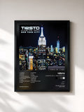 #noir Club Life, Vol. 4 - New York City von Tiësto als gerahmter Kunstdruck, schwarzer Rahmen, gedruckt und gerahmt in Frankreich
