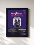 #noir Tableau de l'album In A Mellow Mood de The Temptations, cadre noir, imprimé et encadré en France
