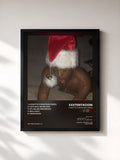 #noir Tableau de l'album A GHETTO CHRISTMAS CAROL de XXXTentacion, cadre noir, imprimé et encadré en France