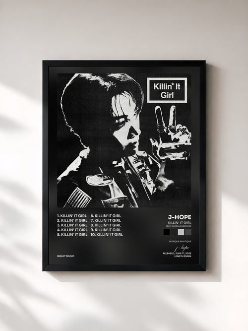 j-hope · Killin' It Girl (feat. GloRilla) (Remixes) — Affiche encadrée
