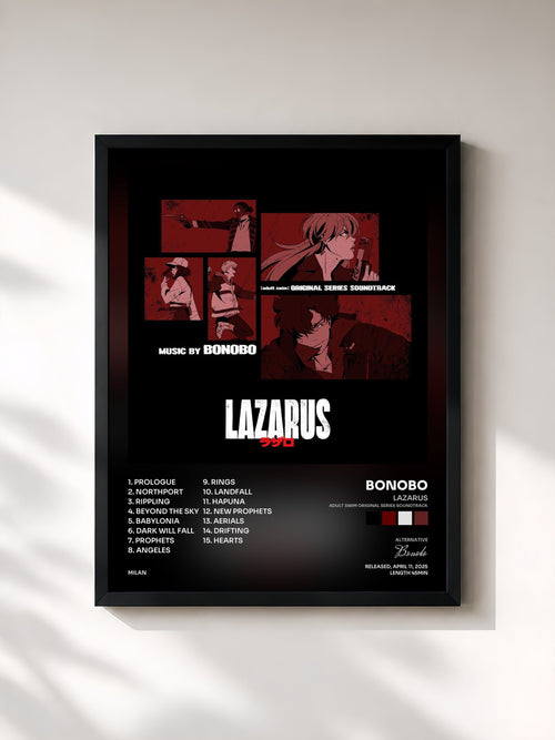 Bonobo · Lazarus (Adult Swim Original Series Soundtrack) — Framed art print
