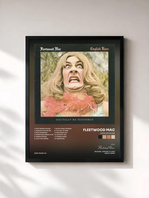 Fleetwood Mac · English Rose — Gerahmter Kunstdruck