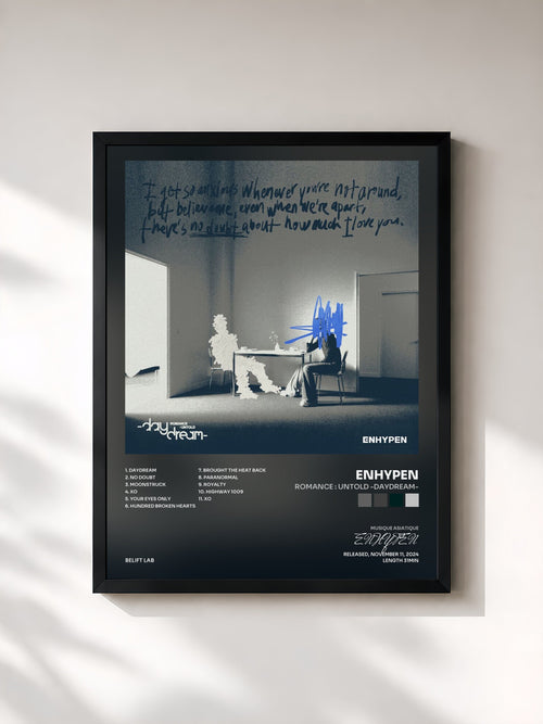 ENHYPEN · ROMANCE : UNTOLD -daydream- — Framed art print