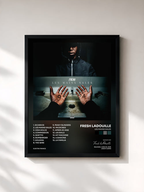 Fresh laDouille · Les mains sales — Stampa incorniciata