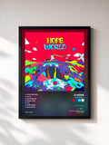 #noir Hope World di j-hope in stampa incorniciata, cornice nera, stampata e incorniciata in Francia
