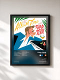 #noir It's Album Time di Todd Terje in stampa incorniciata, cornice nera, stampata e incorniciata in Francia