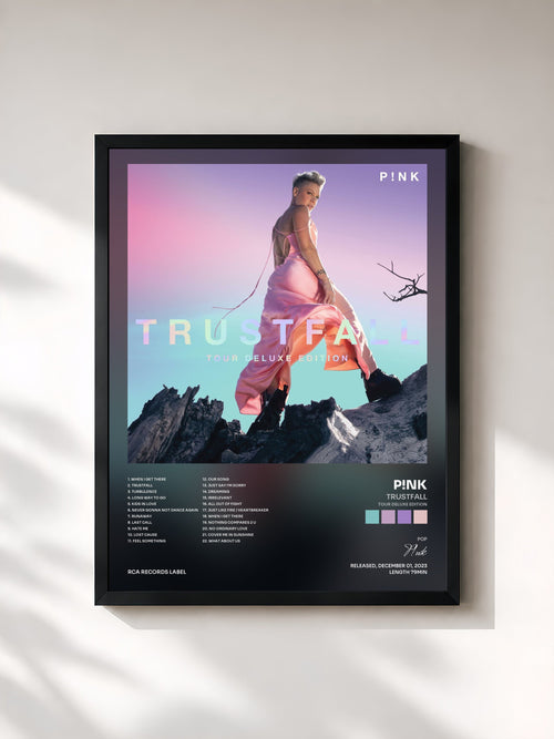 P!nk · TRUSTFALL (Tour Deluxe Edition) — Stampa incorniciata