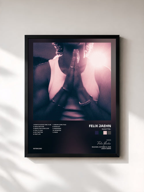 Felix Jaehn · NAGTTB+ — Affiche encadrée
