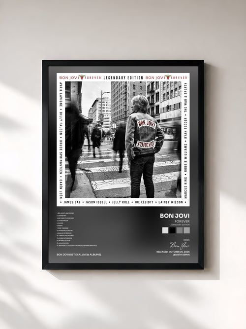 Bon Jovi · Forever (Legendary Edition) — Lámina enmarcada
