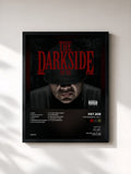 #noir Tableau de l'album The Darkside, Vol. 1 de Fat Joe, cadre noir, imprimé et encadré en France