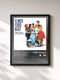 #noir Tableau de l'album A poil les filles ! de Elmer Food Beat, cadre noir, imprimé et encadré en France