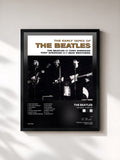 #noir The Early Tapes Of de The Beatles en lámina enmarcada, marco negro, impresa y enmarcada en Francia