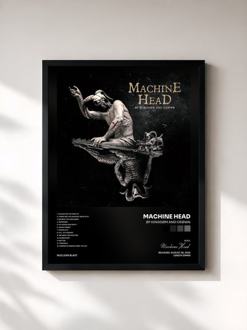 Machine Head · ØF KINGDØM AND CRØWN — Stampa incorniciata