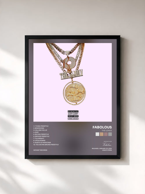 Fabolous · The Leaks — Affiche encadrée