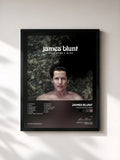 #noir Tableau de l'album Once Upon a Mind de James Blunt, cadre noir, imprimé et encadré en France