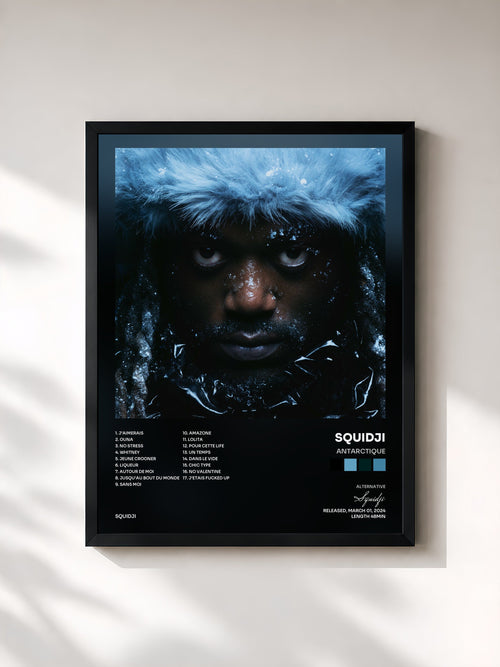 Squidji · ANTARCTIQUE — Gerahmter Kunstdruck