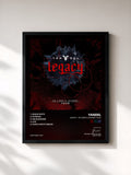 #noir Legacy - De Líder a Leyenda Tour di Yandel in stampa incorniciata, cornice nera, stampata e incorniciata in Francia