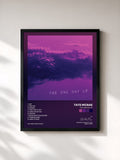 #noir The One Day LP von Tate McRae als gerahmter Kunstdruck, schwarzer Rahmen, gedruckt und gerahmt in Frankreich