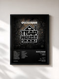 #noir Trap House 4 di Gucci Mane in stampa incorniciata, cornice nera, stampata e incorniciata in Francia