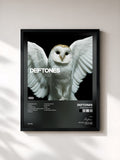 #noir Tableau de l'album Diamond Eyes de Deftones, cadre noir, imprimé et encadré en France
