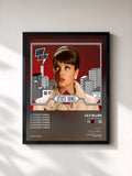 #noir Littlest Things de Lily Allen en lámina enmarcada, marco negro, impresa y enmarcada en Francia