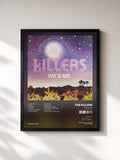 #noir Tableau de l'album Day & Age (Bonus Tracks) de The Killers, cadre noir, imprimé et encadré en France