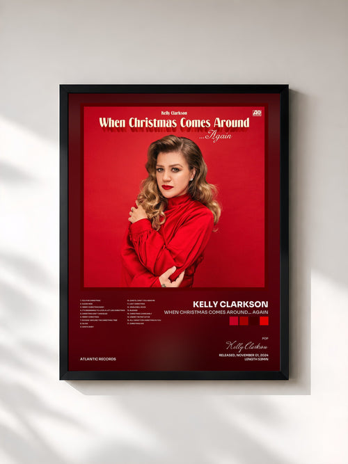 Kelly Clarkson · When Christmas Comes Around… Again — Stampa incorniciata