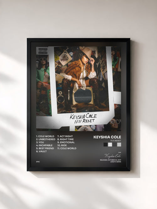 Keyshia Cole · 11:11 Reset — Affiche encadrée