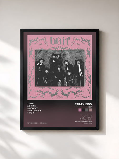 Stray Kids · DO IT — Gerahmter Kunstdruck