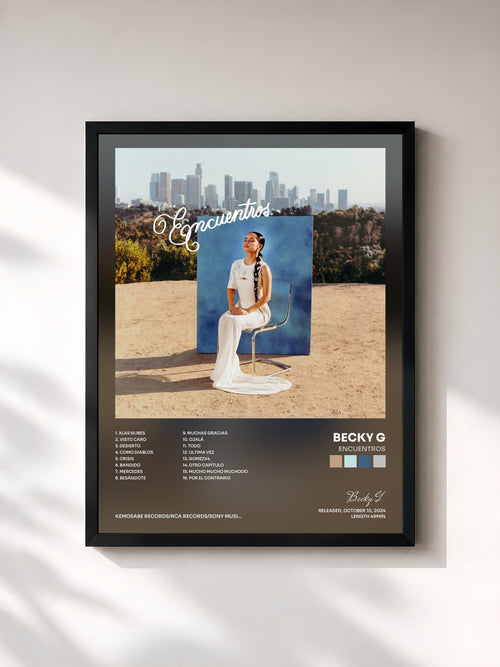Becky G · ENCUENTROS — Affiche encadrée