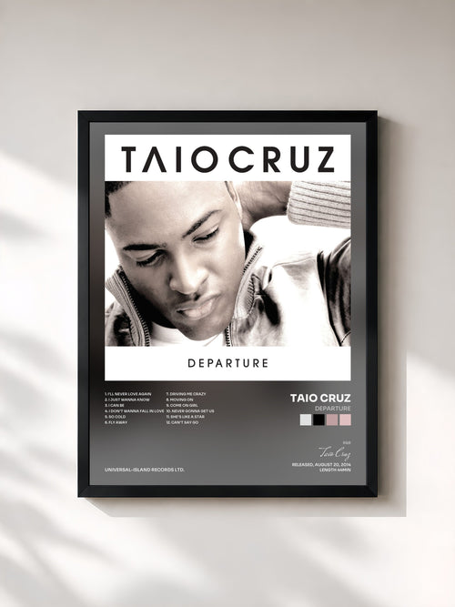Taio Cruz · Departure — Affiche encadrée