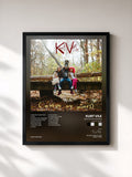 #noir Tableau de l'album (watch my moves) de Kurt Vile, cadre noir, imprimé et encadré en France