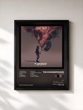 #noir Tableau de l'album Sick Boy de The Chainsmokers, cadre noir, imprimé et encadré en France