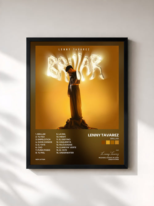 Lenny Tavarez · BRILLAR — Lámina enmarcada