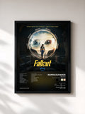 #noir Tableau de l'album Fallout (Original Amazon Series Soundtrack) de Ramin Djawadi, cadre noir, imprimé et encadré en France