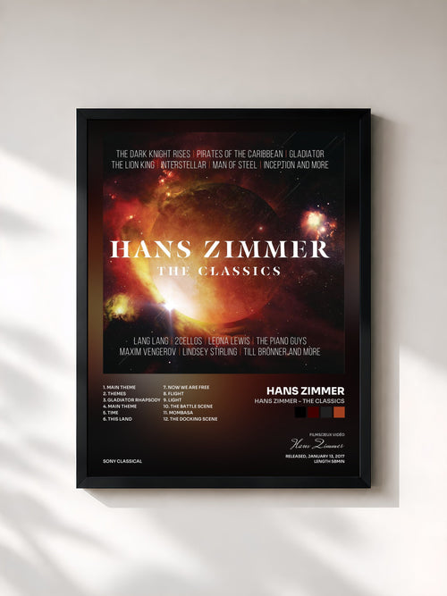 Hans Zimmer · Hans Zimmer - The Classics — Affiche encadrée