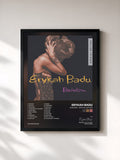 #noir Baduizm - Special Edition de Erykah Badu en lámina enmarcada, marco negro, impresa y enmarcada en Francia
