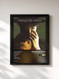 #noir Tableau de l'album Tirez Pas Sur L'Ambulance de Françoise Hardy, cadre noir, imprimé et encadré en France
