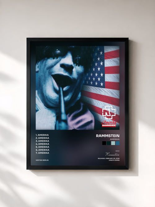 Rammstein · Amerika — Stampa incorniciata