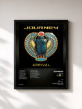 #noir Arrival de Journey en lámina enmarcada, marco negro, impresa y enmarcada en Francia
