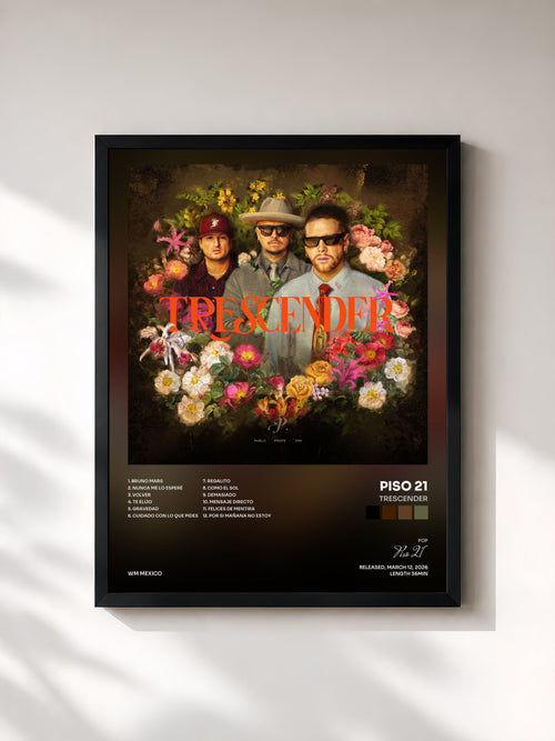 Piso 21 · TRESCENDER — Affiche encadrée