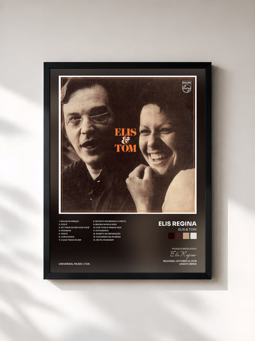 Elis Regina · Elis & Tom — Stampa incorniciata