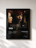 #noir Calling All Hearts de Keyshia Cole en lámina enmarcada, marco negro, impresa y enmarcada en Francia