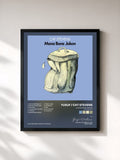 #noir Tableau de l'album Mona Bone Jakon (Remastered 2020) de Yusuf / Cat Stevens, cadre noir, imprimé et encadré en France