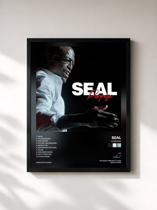 Seal · Purpose — Affiche encadrée