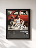 #noir Tableau de l'album Penso a te de Claudio Capéo, cadre noir, imprimé et encadré en France
