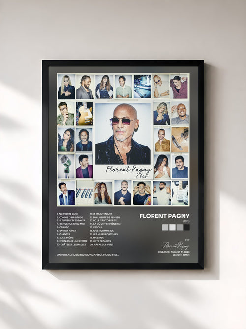 Florent Pagny · 2bis — Framed art print