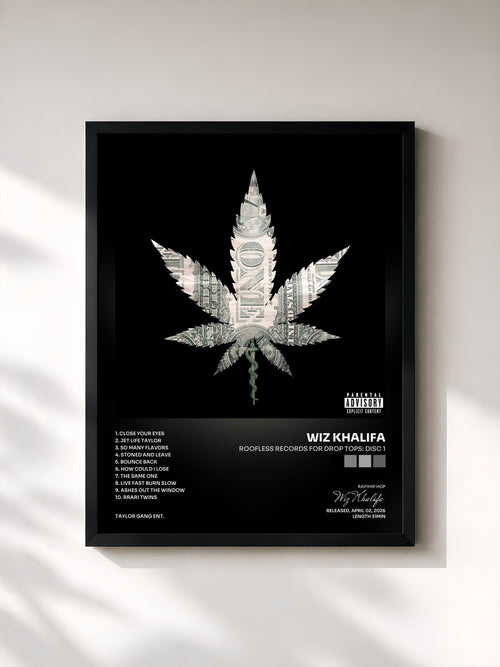 Wiz Khalifa · Roofless Records For Drop Tops: Disc 1 — Stampa incorniciata